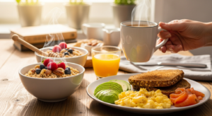 O Despertar da Vitalidade: Café da Manhã Rico em Proteínas e Fibras Após os 60