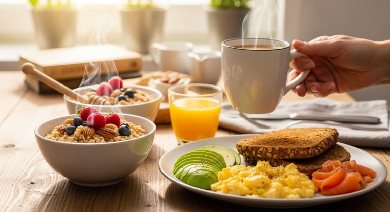 O Despertar da Vitalidade: Café da Manhã Rico em Proteínas e Fibras Após os 60